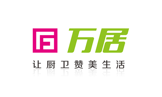万居科技字体及Logo组合VI设计