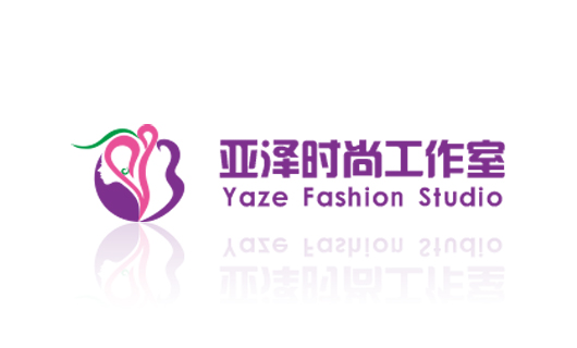 亚泽时尚工作室标志logo设计