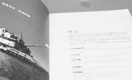 中国石油2006年社会责任年报设计