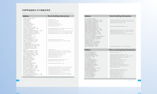 华电集团画册设计 华电集团画册设计