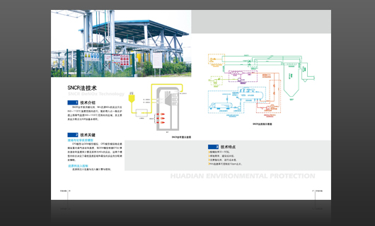 华电环保11年画册设计