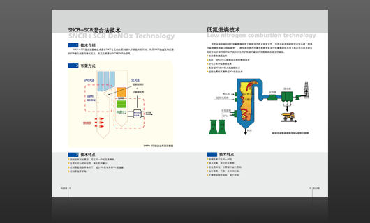 华电环保11年画册设计