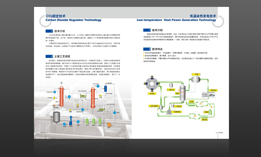 华电环保11年画册设计
