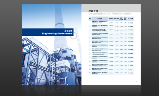 华电环保11年画册设计